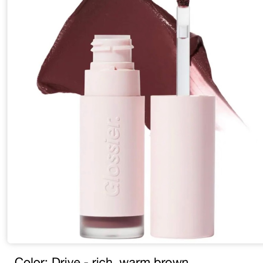 Glossier G Suit Soft Touch Matte Liquid Lip Creme in drive